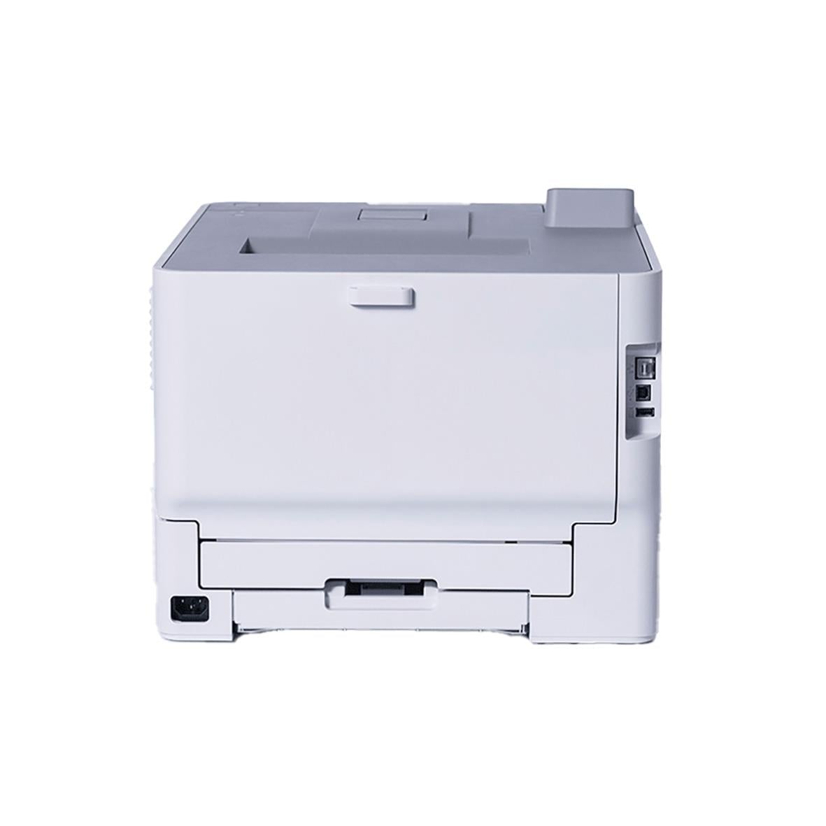 Färglaserskrivare Brother HL-L8570CDW i vitt med kontrollpanel på sidan