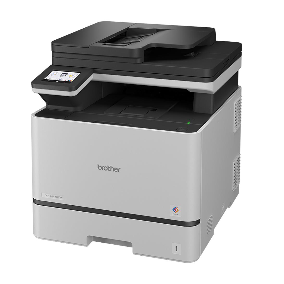 Färglaser multifunktionsskrivare Brother DCP-L8630CDW i svart och vitt