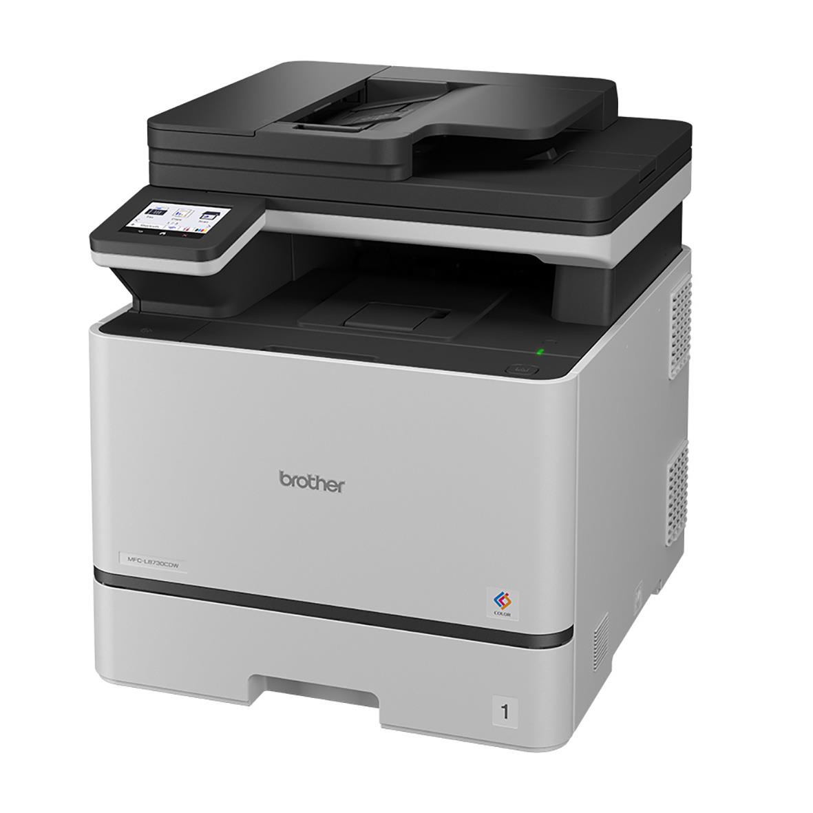Färglaser multifunktionsskrivare Brother MFC-L8730CDW med skärm och utskriftsfunktion