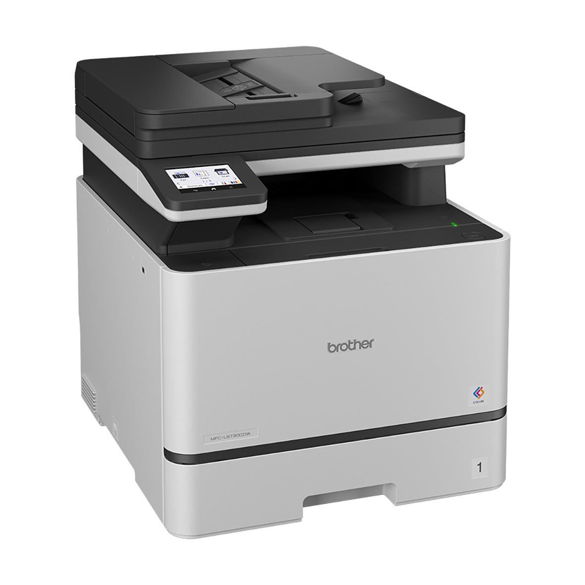 Färglaser multifunktionsskrivare Brother MFC-L8730CDW med skärm och utskriftsfunktion