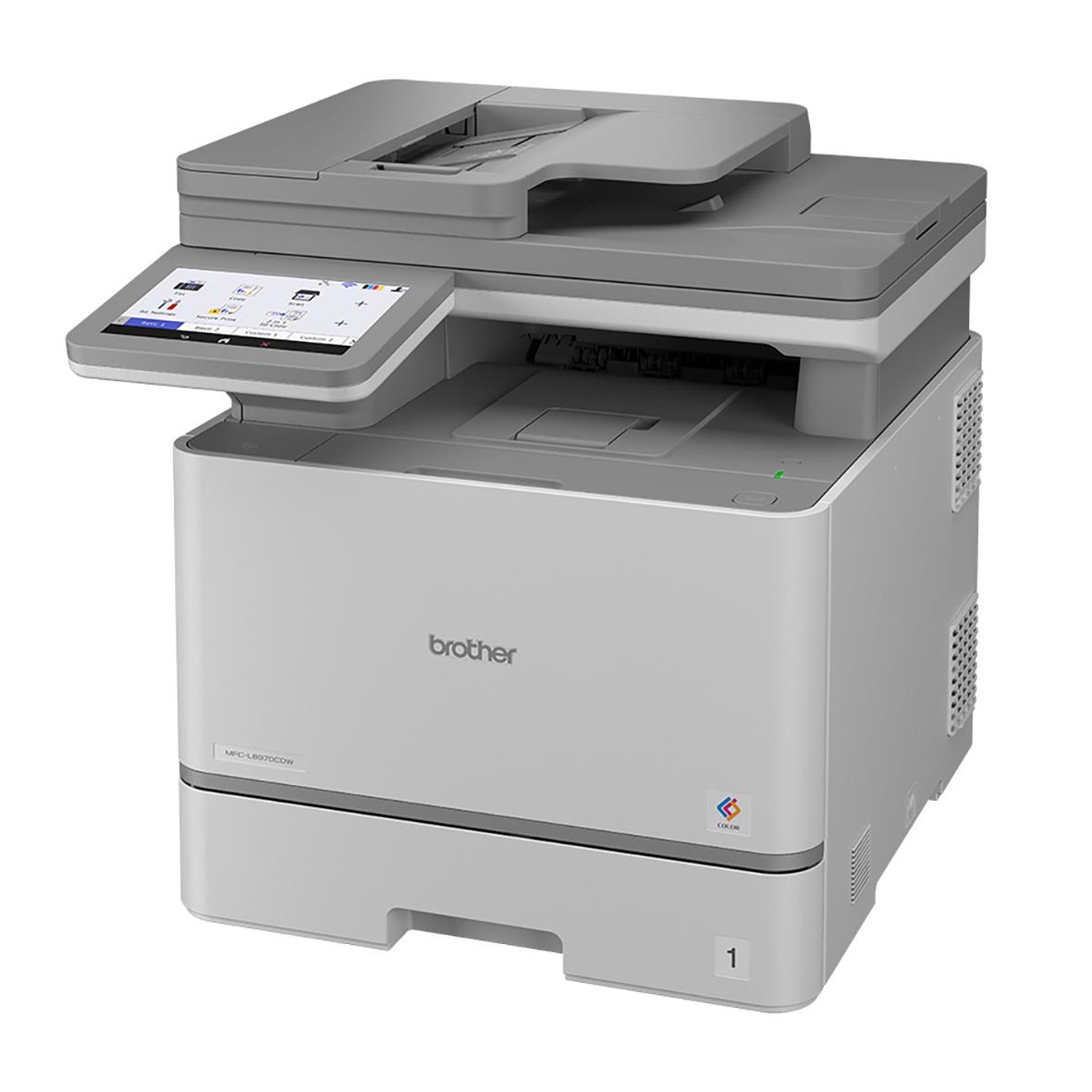 Färglaser multifunktionsskrivare Brother MFC-L8970CDW med skärm och utskriftsfunktion