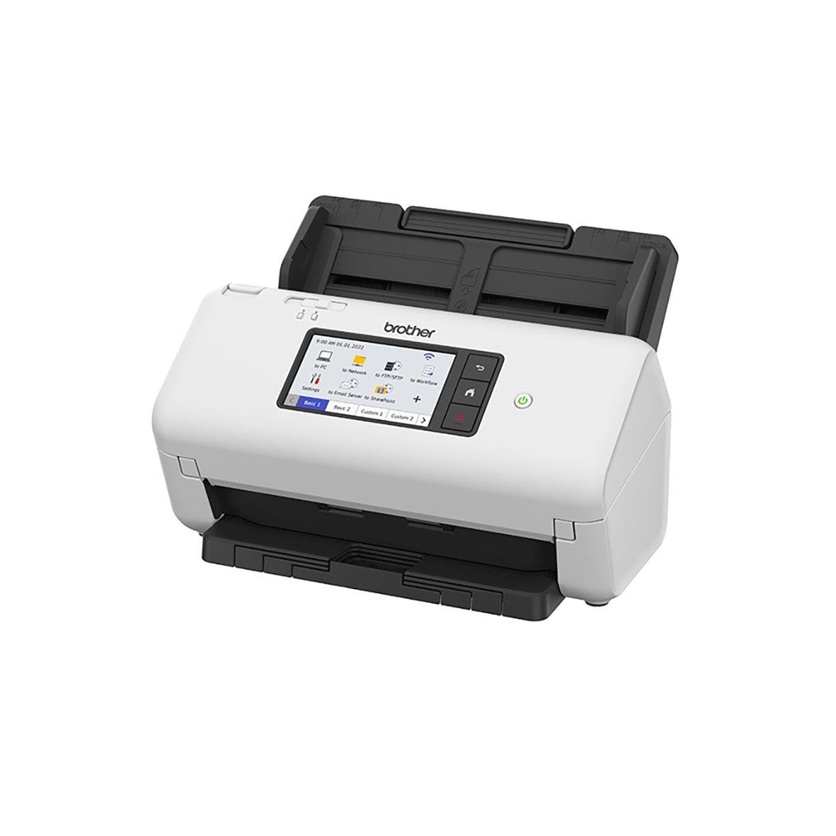 Brother ADS-4700W dokumentscanners med pekskärm och automatisk dokumentmatare