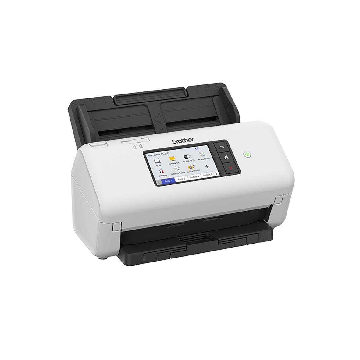 Scanner Brother ADS-4700W för dokument med pekskärm och automatisk dokumentmatare