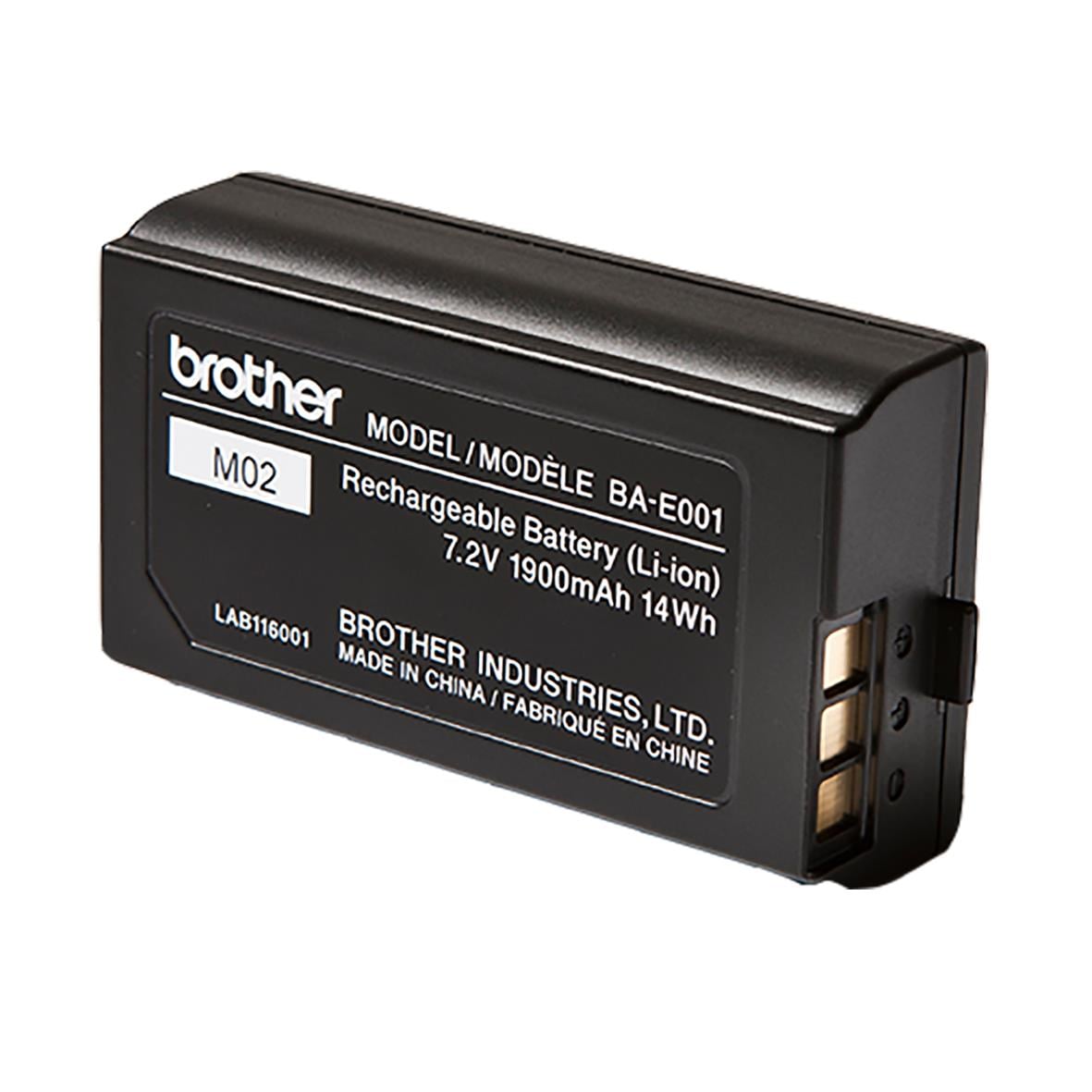 Laddningsbar li-ion batteri Brother BAE001 för kameror och enheter