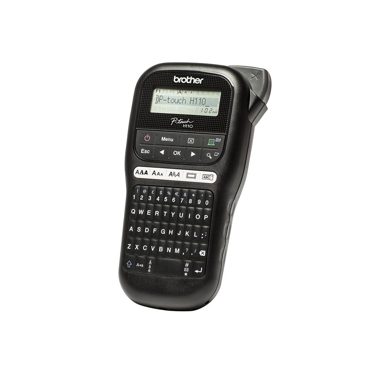 Brother PT-H110ZW märkmaskin med tangentbord och liten skärm