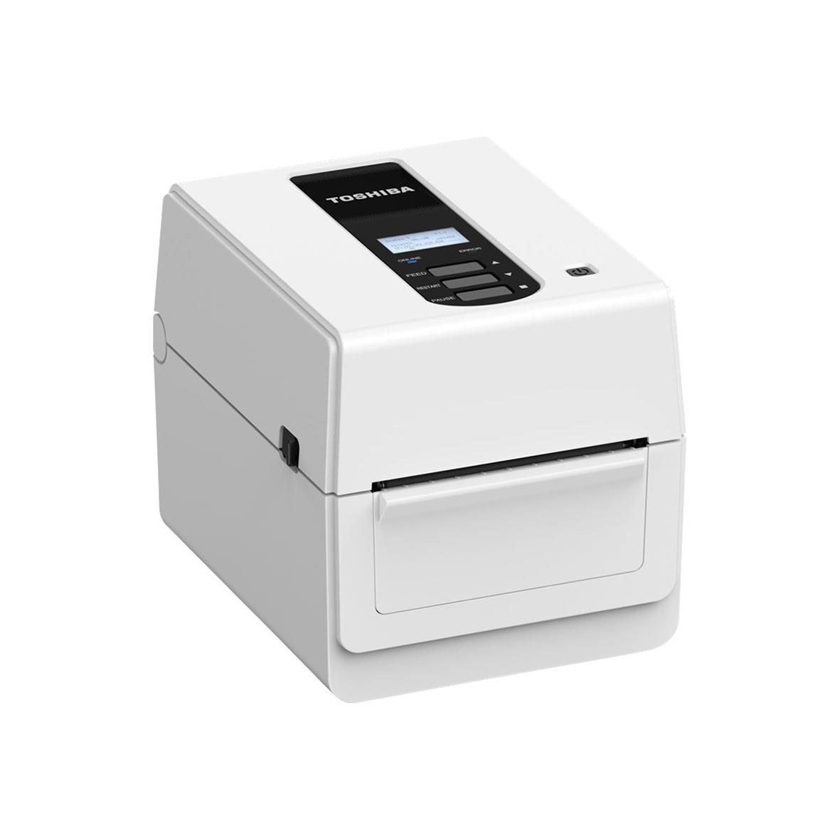 Toshiba BV410D-GS02-QM-S direkt termisk etikett skrivare i vitt