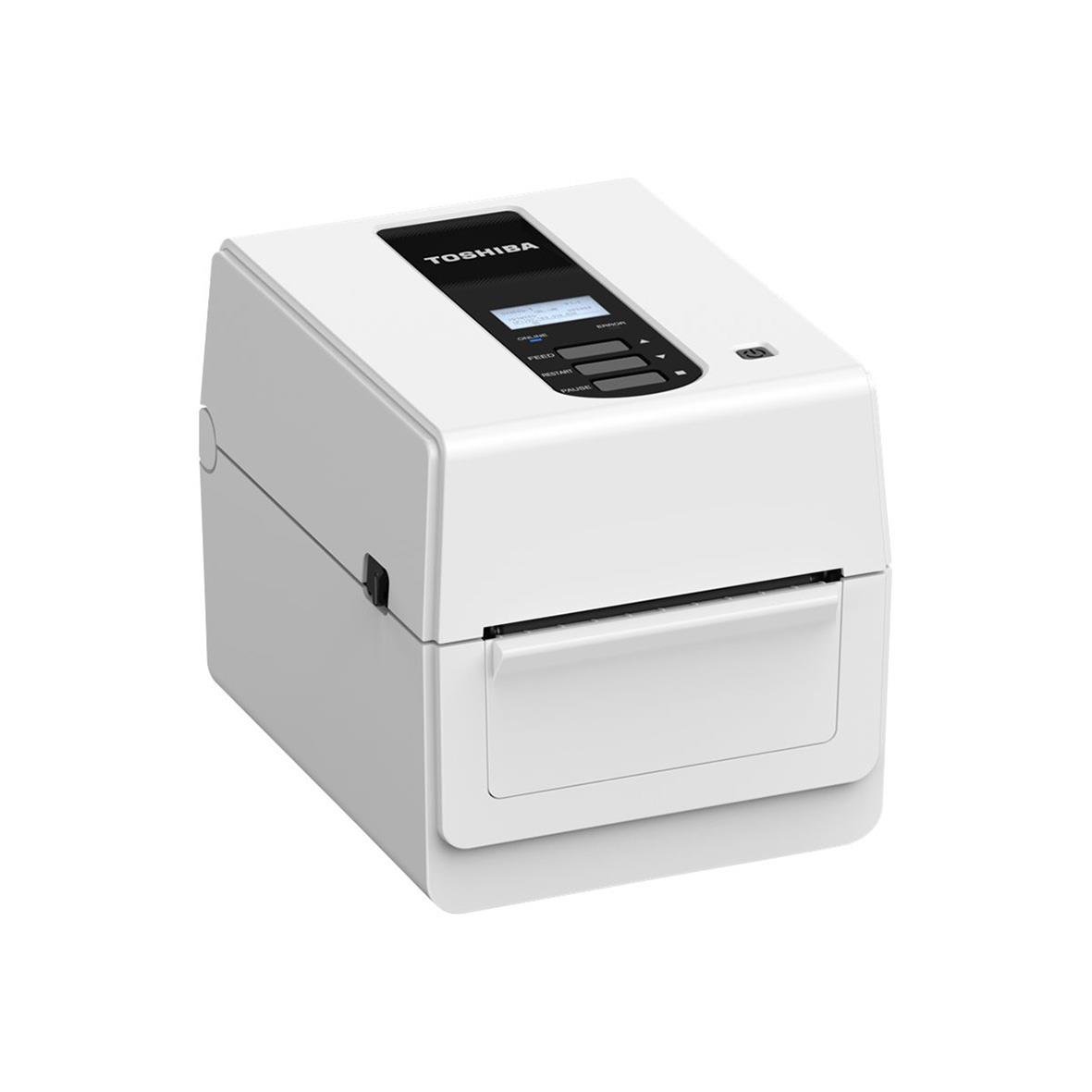 Toshiba BV410D-GS02-QM-S direkt termisk etikett skrivare i vitt