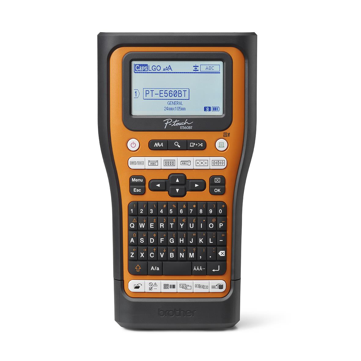 Märkmaskin Brother PT-E560BTVP med färgskärm och tangentbord