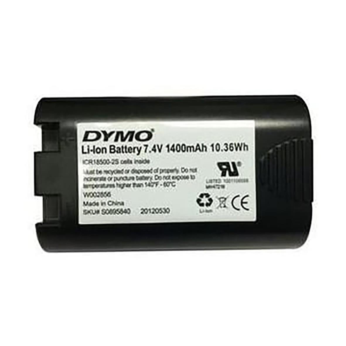 Dymo Lithium-Ion batteri 7,4V 1400mAh, modell R4200/R5200/LM360D/LM420P