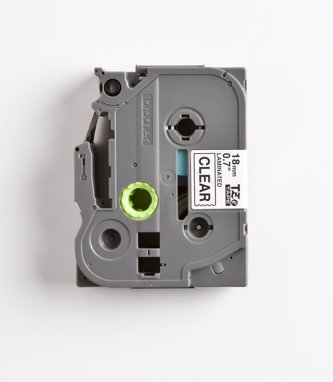 Märkband Brother 18mm TZe-141 Svart/Klar 8m i plastfäste