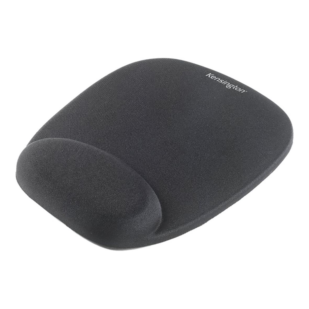Svart musmatta Kensington Foam med ergonomisk handledsstöd
