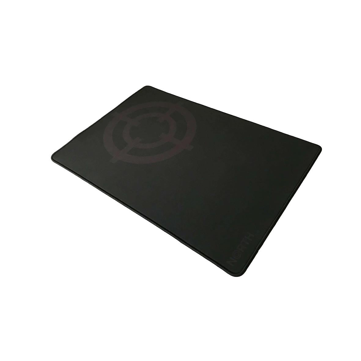 Stor svart gamingmusmatta i gummi, 500x340mm, för professionellt bruk