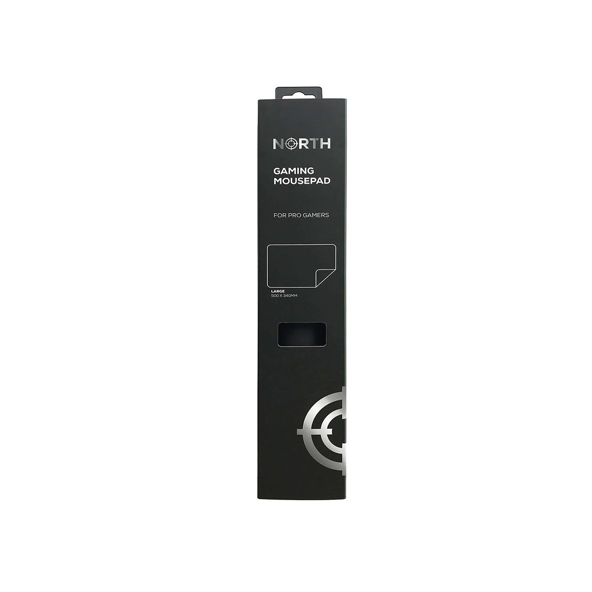Stor svart gamingmusmatta 500x340mm för professionellt bruk
