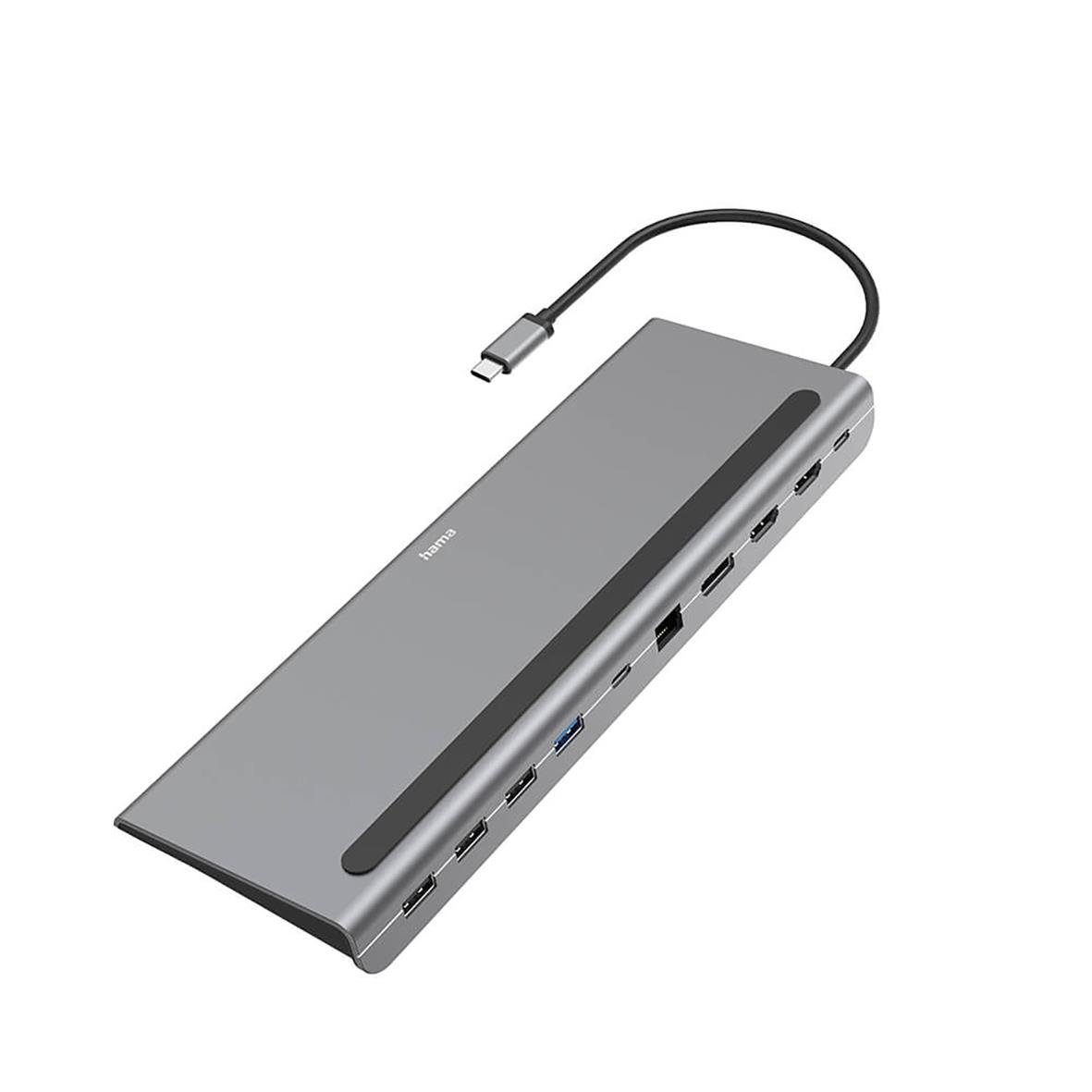 Dockningsstation Hama USB-C 10 Portar