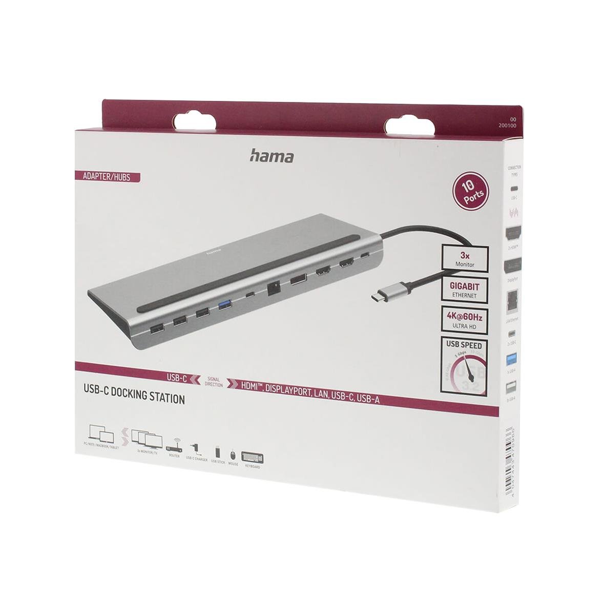 Dockningsstation Hama USB-C 10 Portar 36070618_7