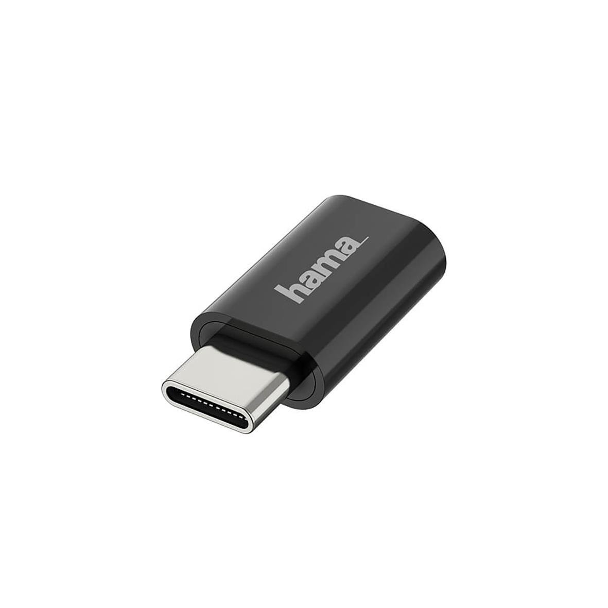 Adapter Hama USB-C till Micro USB 2,0 480 Mbps