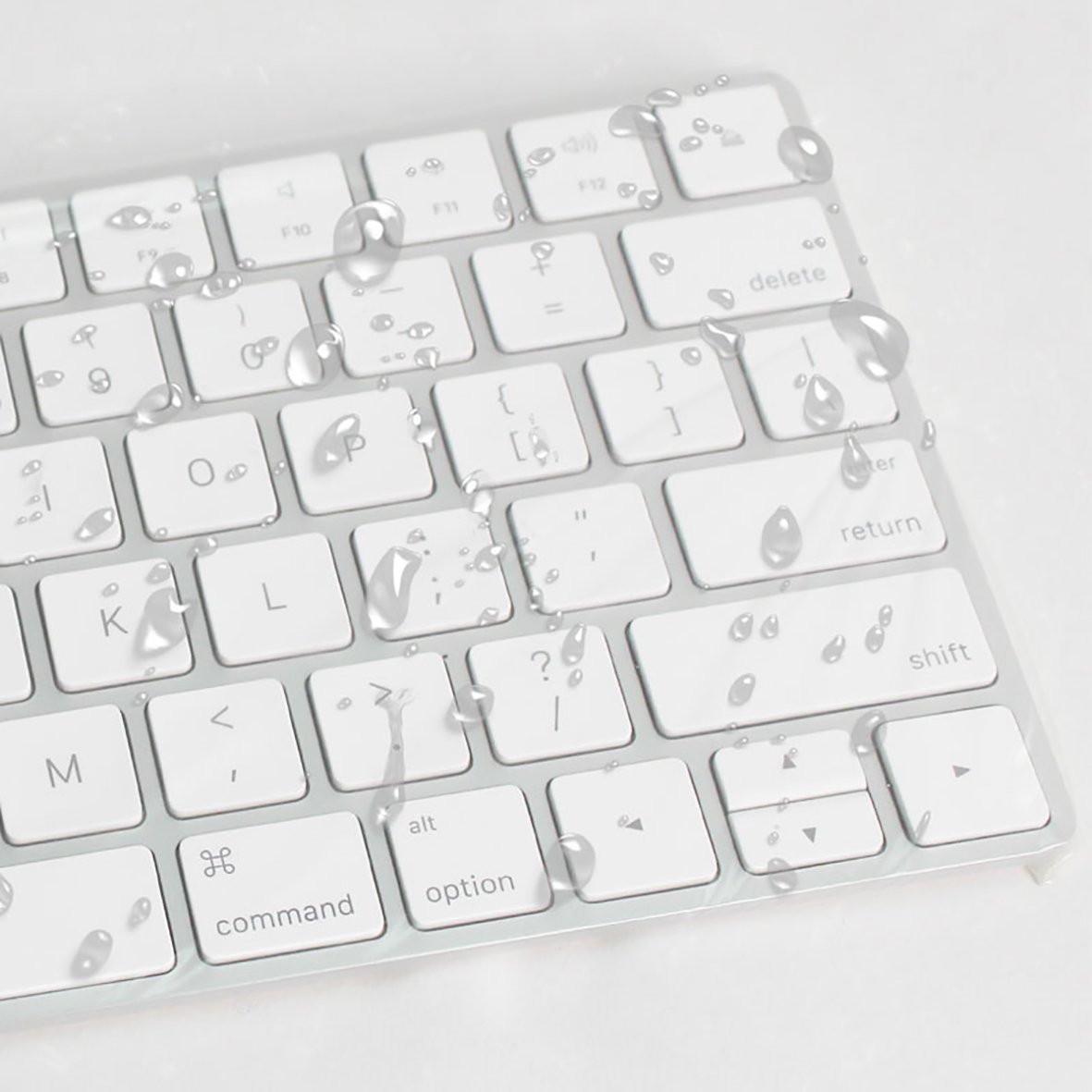 Tangentbordsskydd för Jobmate Keyboard Cover plastöverdrag med vattenstänk