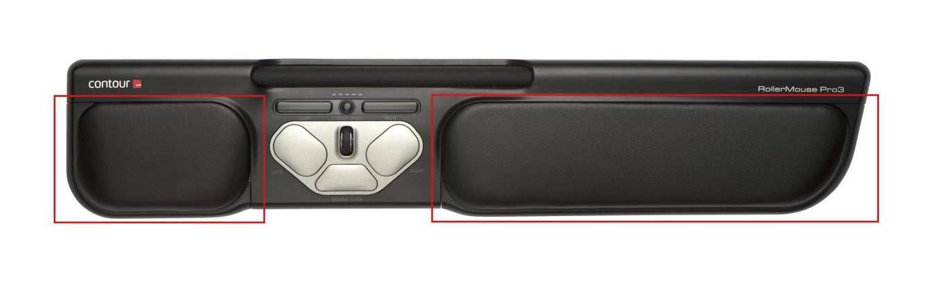 Handledsstöd för RollerMouse till Pro3, ergonomiskt stöd för handen