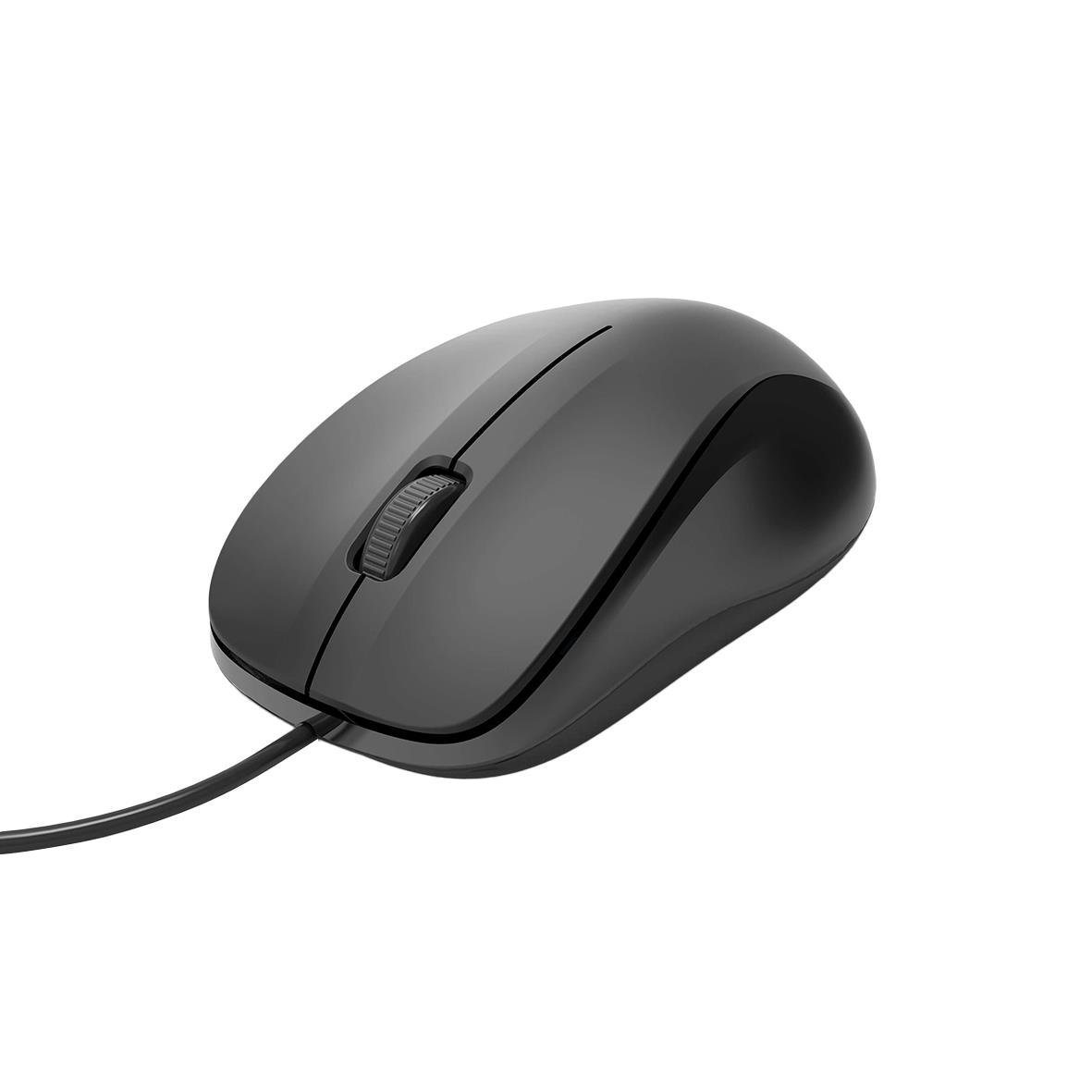 Mus Hama MC-300 med sladd i svart design