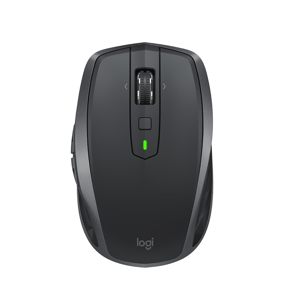 Logitech MX Anywhere 2S trådlös mus i grå färg sett ovanifrån