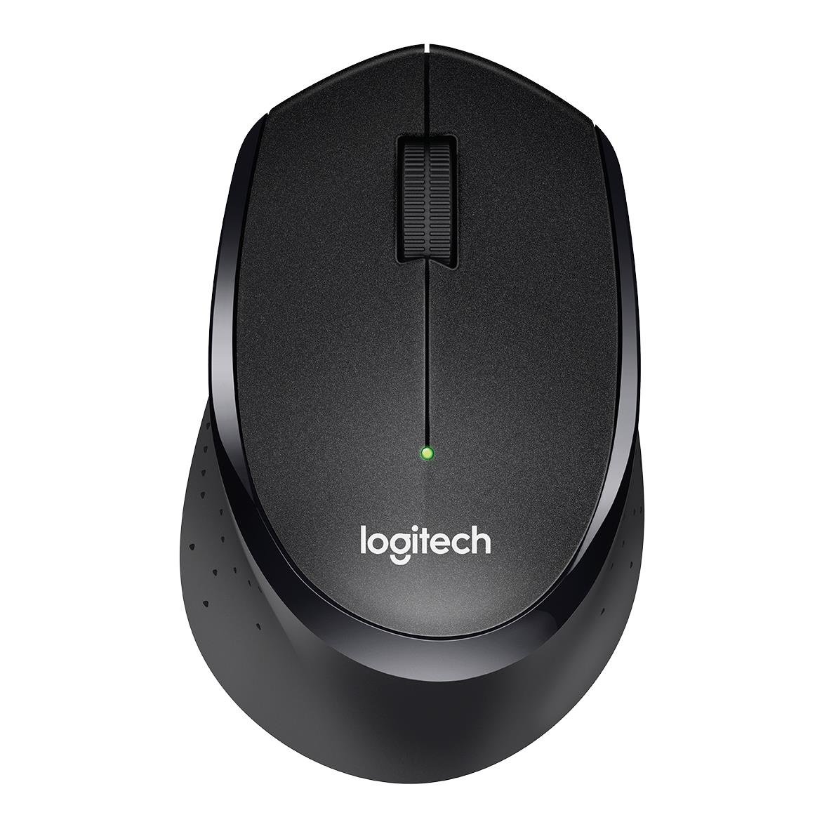 Logitech B330 Silent Plus trådlös mus i svart med scrollhjul och LED-indikator