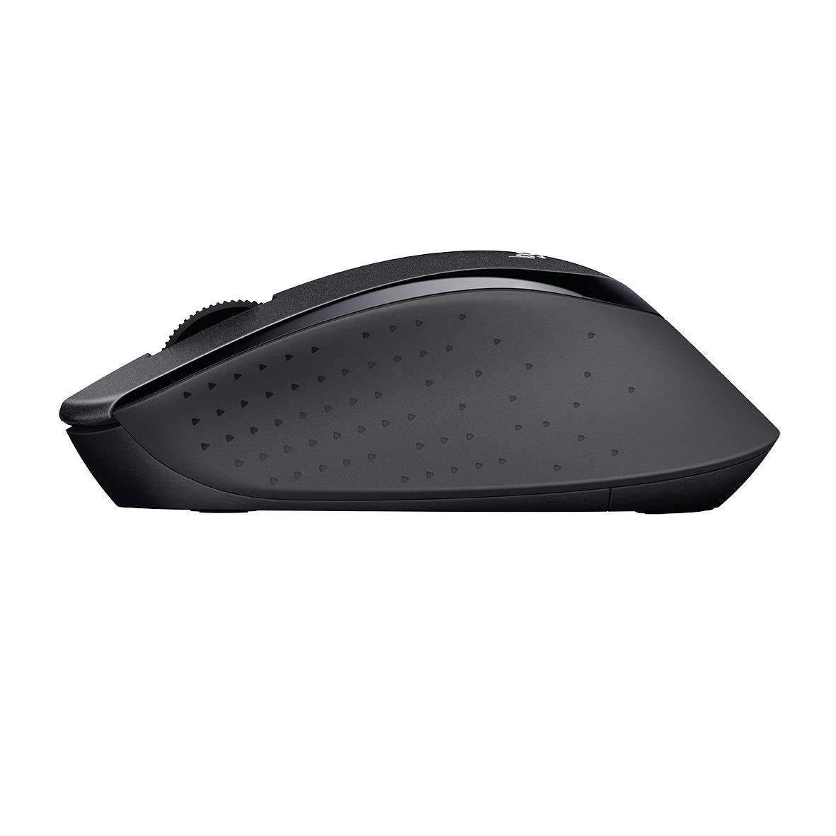 Trådlös Logitech B330 Silent Plus mus i svart med dämpade knappar