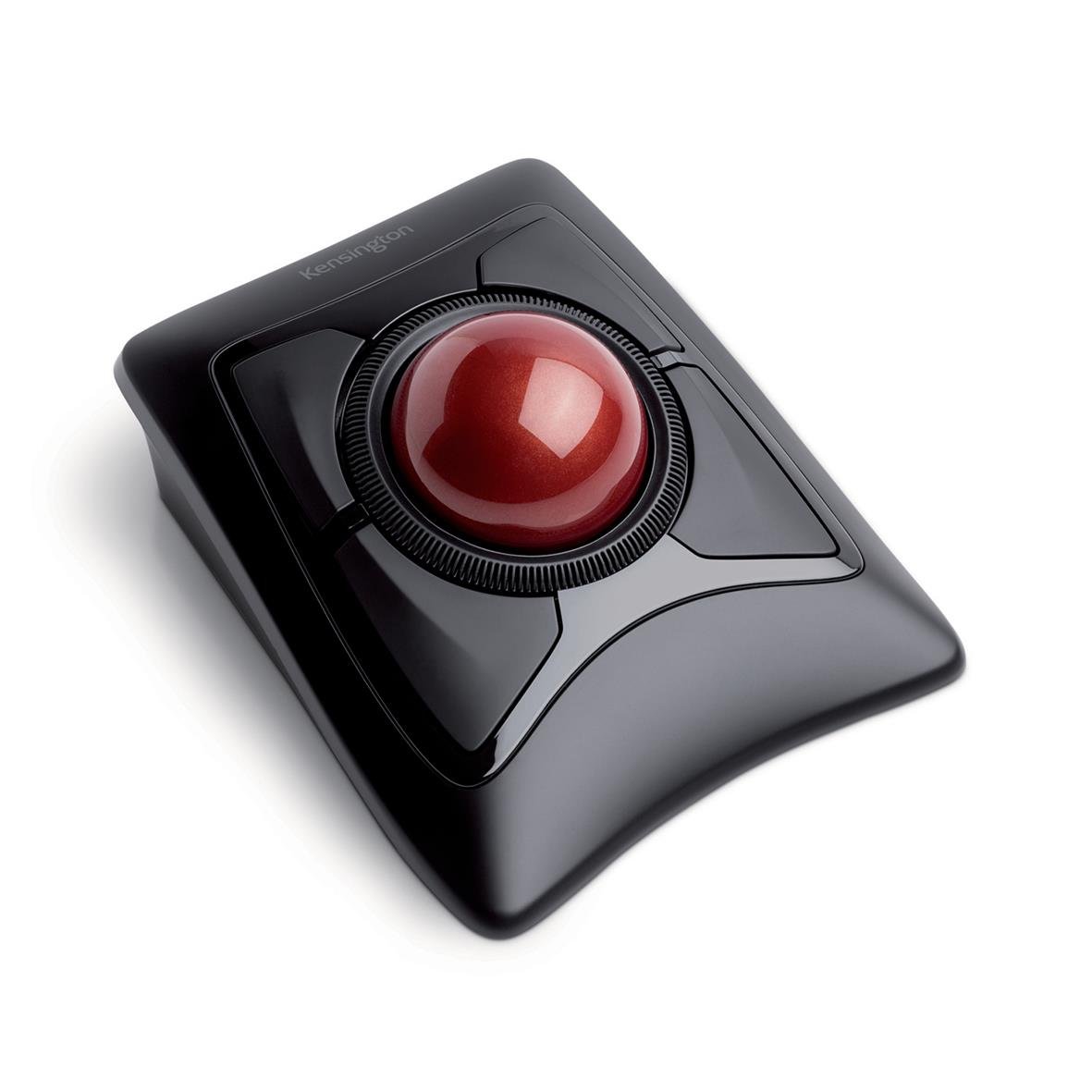 Kensington Expert Trackball trådlös mus med stor röd boll och svart bas