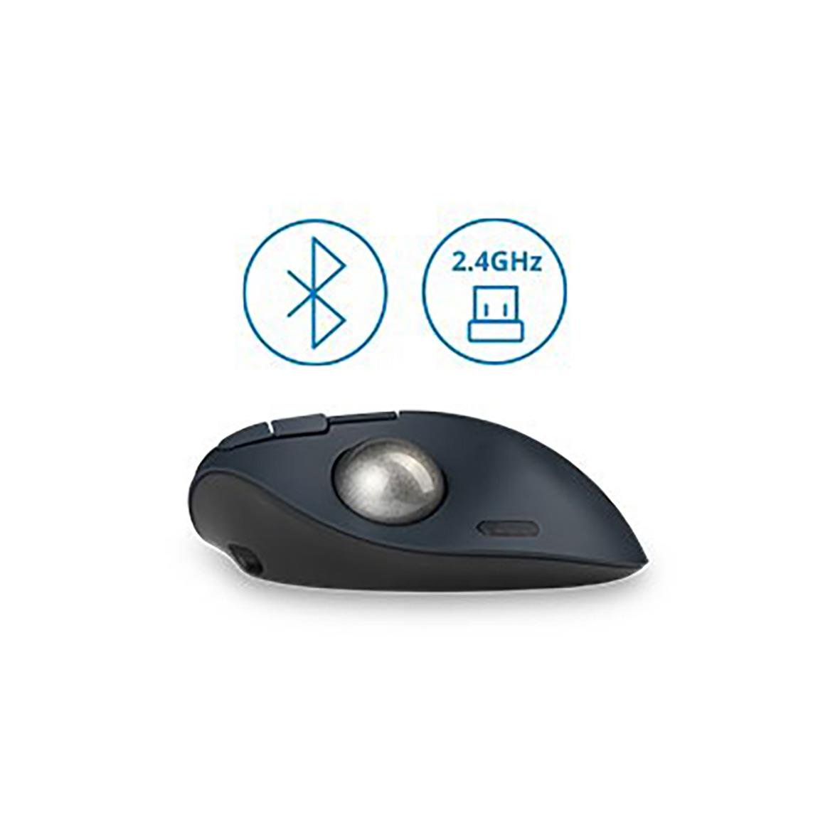 Kensington ProFit Ergo TB550 trådlös trackballmus med Bluetooth och 2.4GHz
