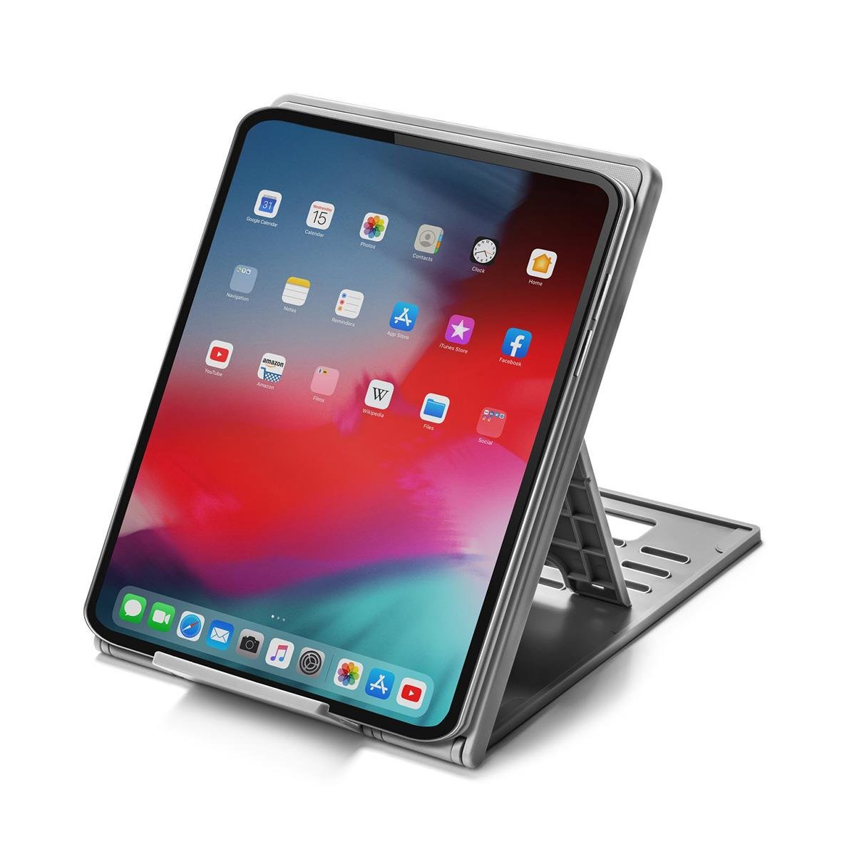 Justerbart laptopstöd Kensington EasyRiser Go med vinkeljustering och stabil bas