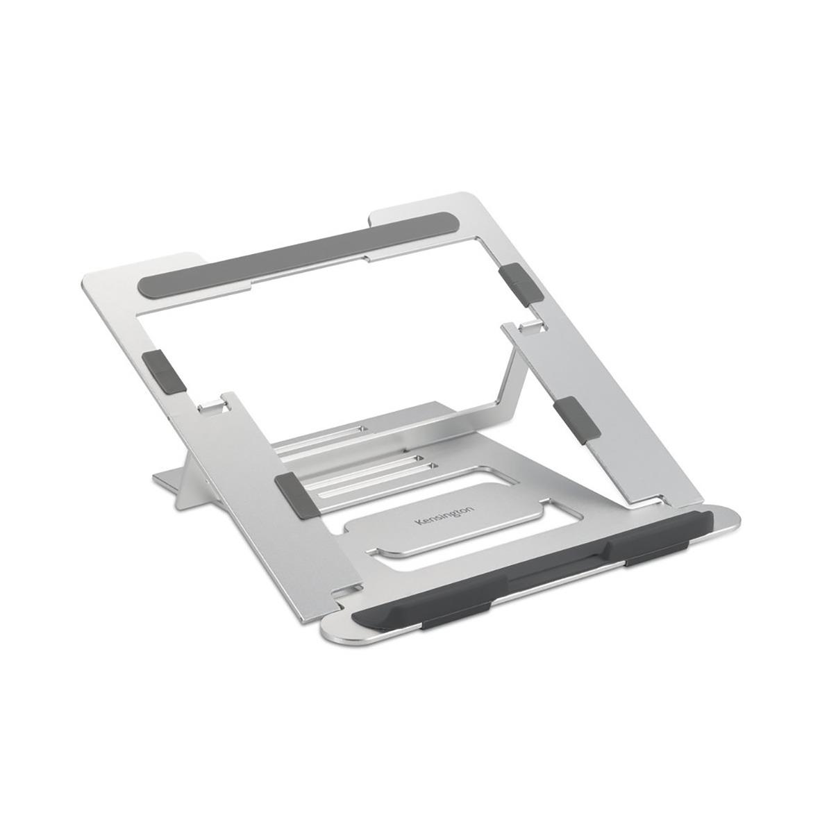 Justerbart laptopstöd Kensington EasyRiser i vitt och svart med justerbara höjdalternativ