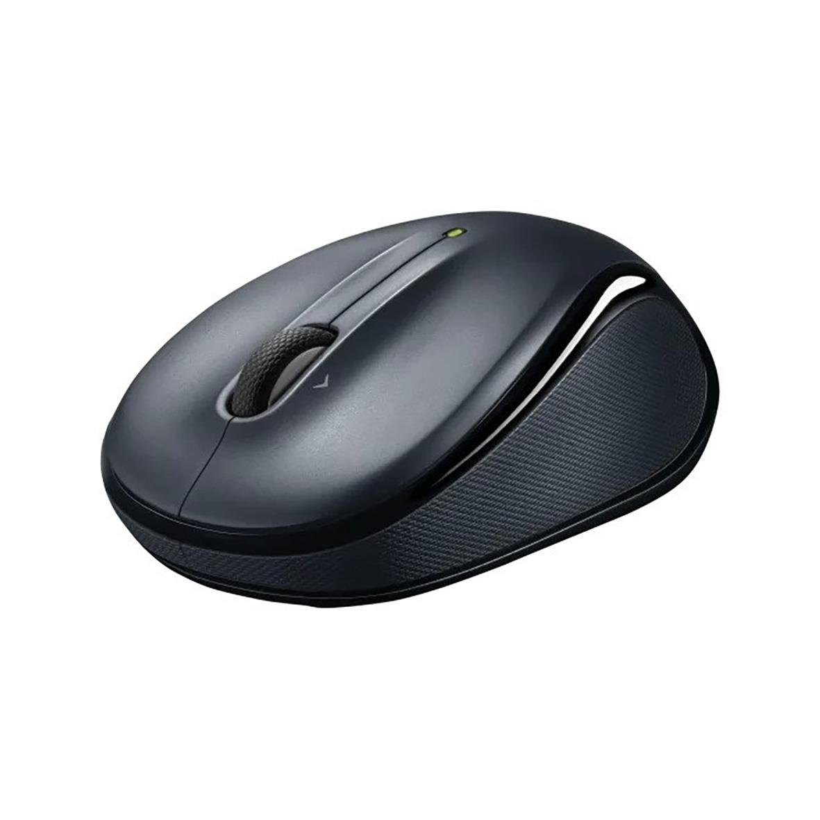 Trådlös svart Logitech M325s mus med scrollhjul och sidoknappar