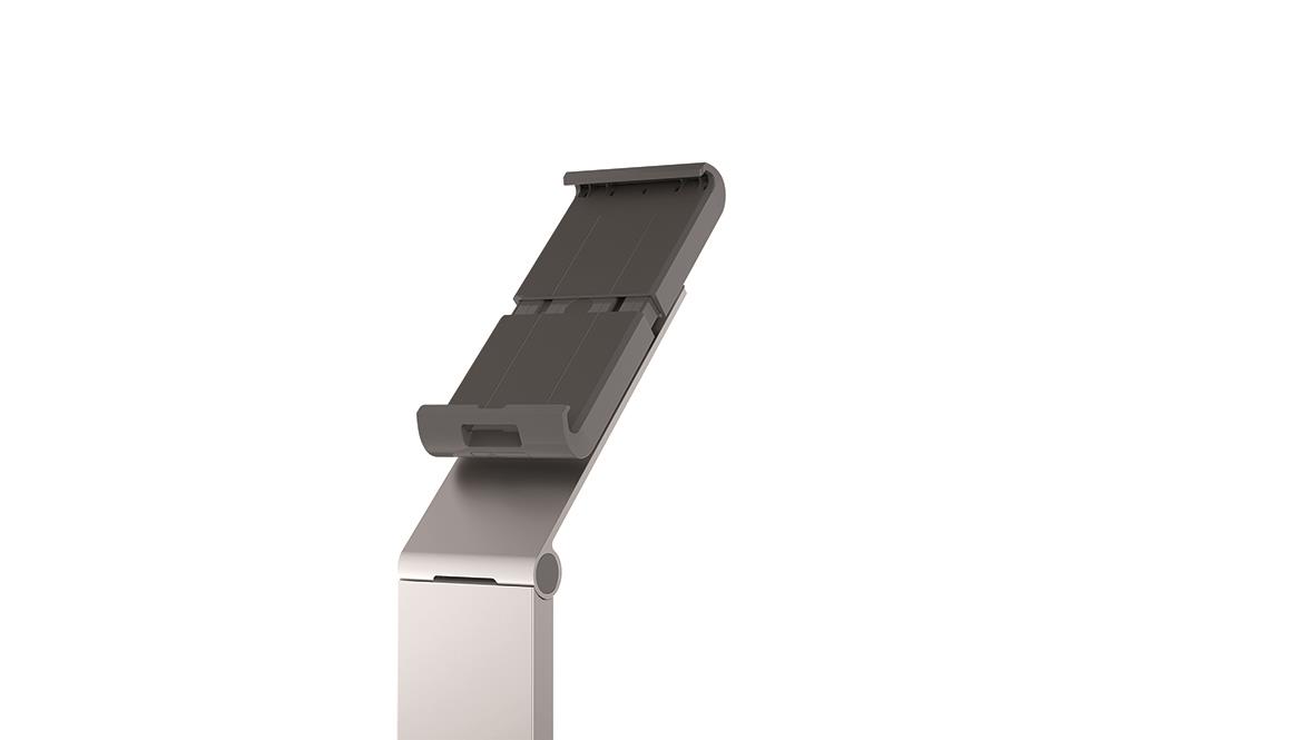 Golvställ för surfplatta, hållare för golvmontering, robust och justerbar