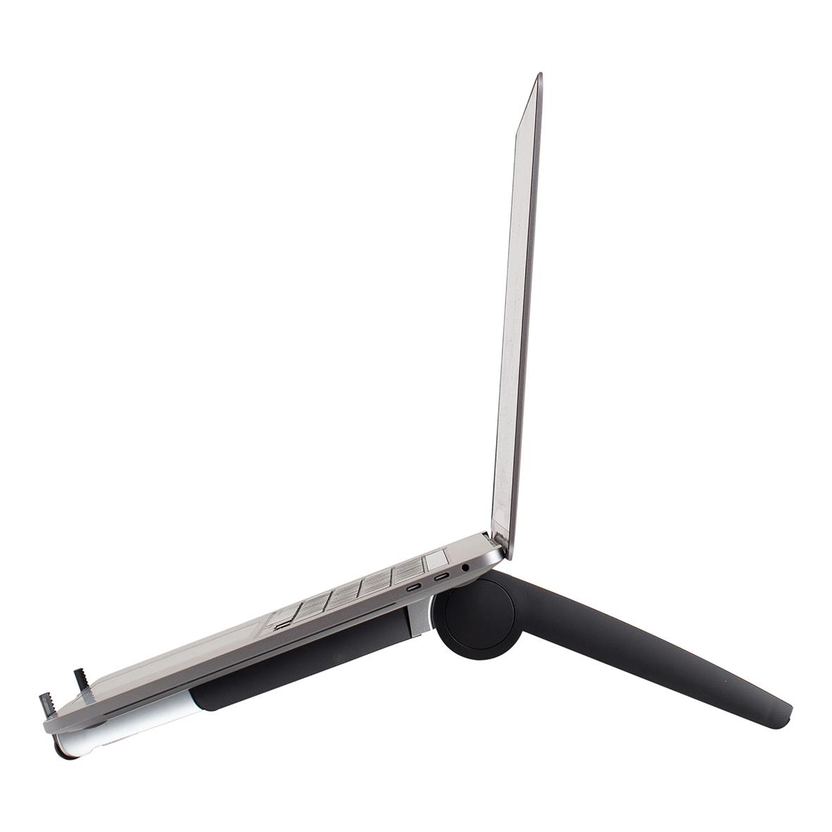 Laptopstöd Sun-Flex GravityStand i svart med justerbar vinkel