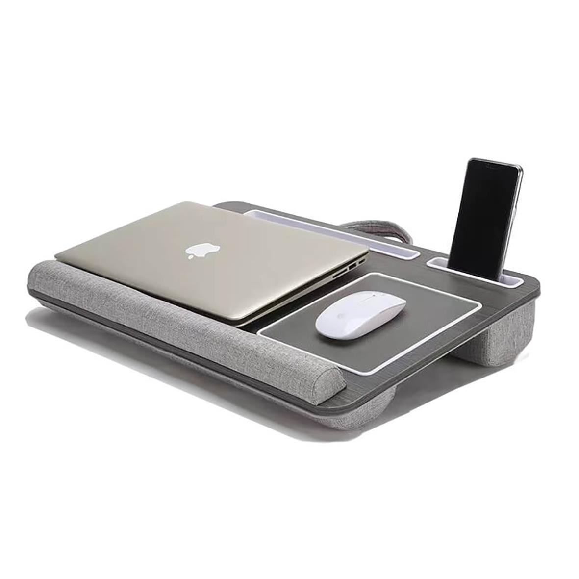 Laptopstöd Desire2 för knä med plats för laptop, mobil och mus