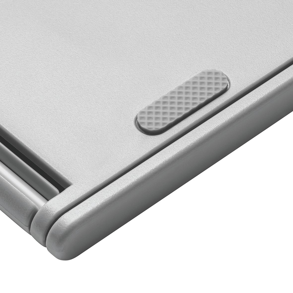 Laptopstöd Kensington EasyRiser Go i silver med justerbar höjd och greppyta