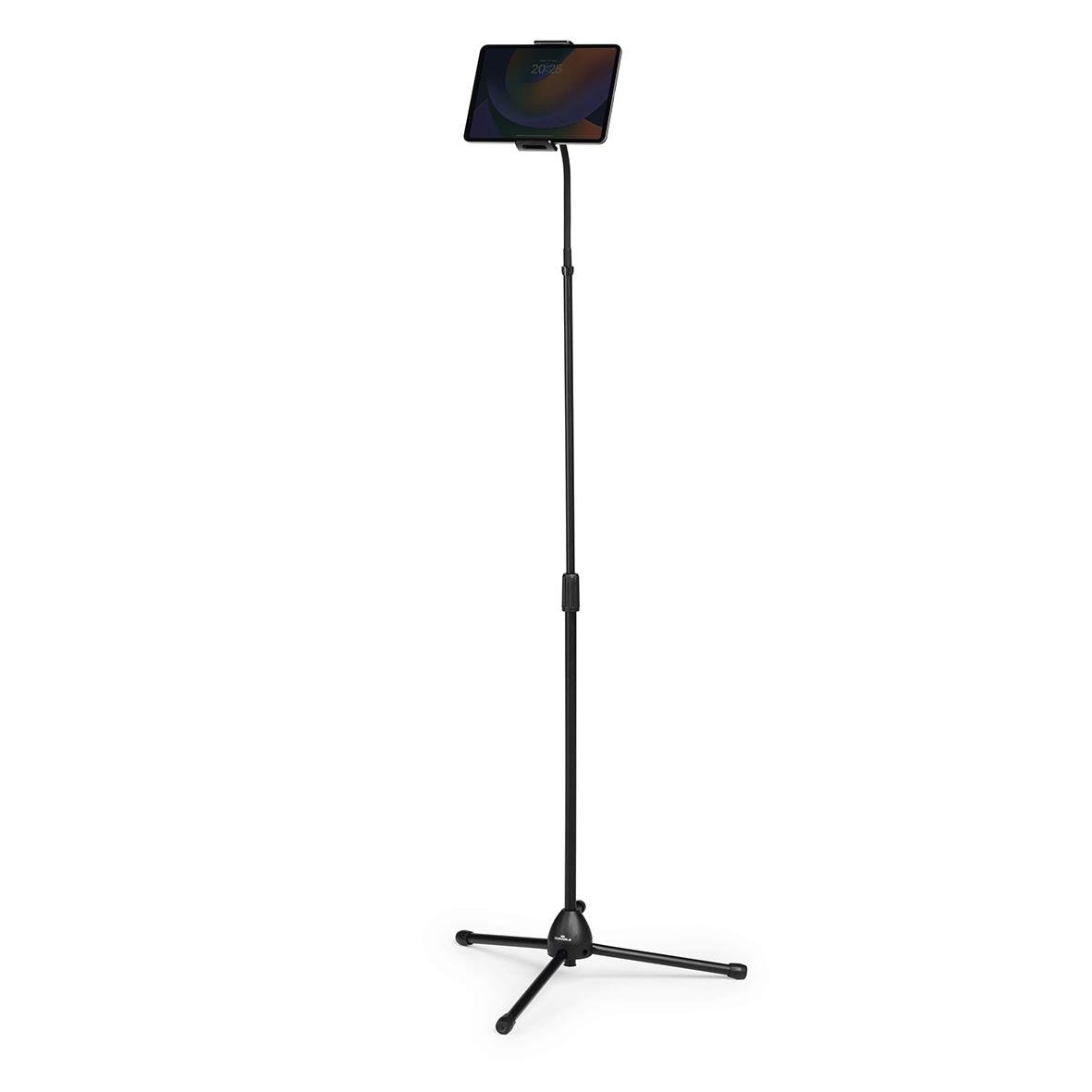 Surfplattehållare Twist Golv Svart med justerbar stång och tripodbas för surfplattor
