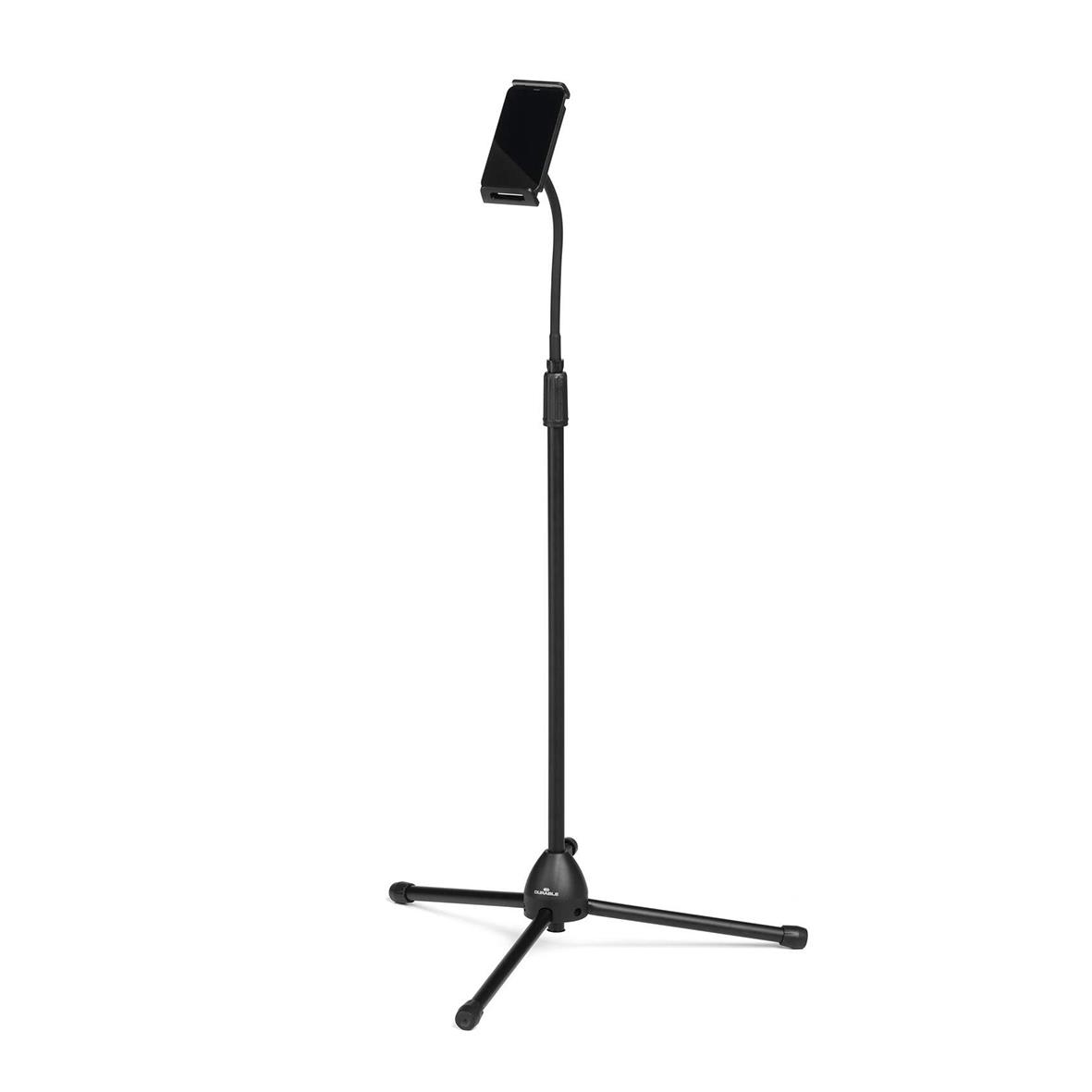 Surfplattehållare Twist Golv Svart med justerbar arm och tre benstativ