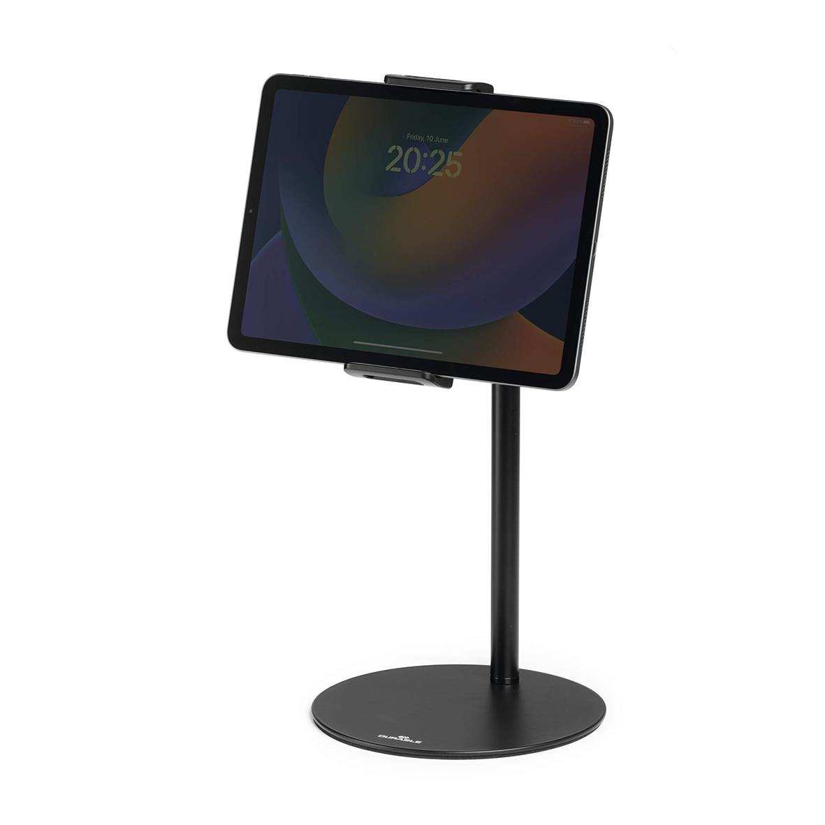 Surfplattehållare Twist Kombi Svart med justerbar stång och rund bas