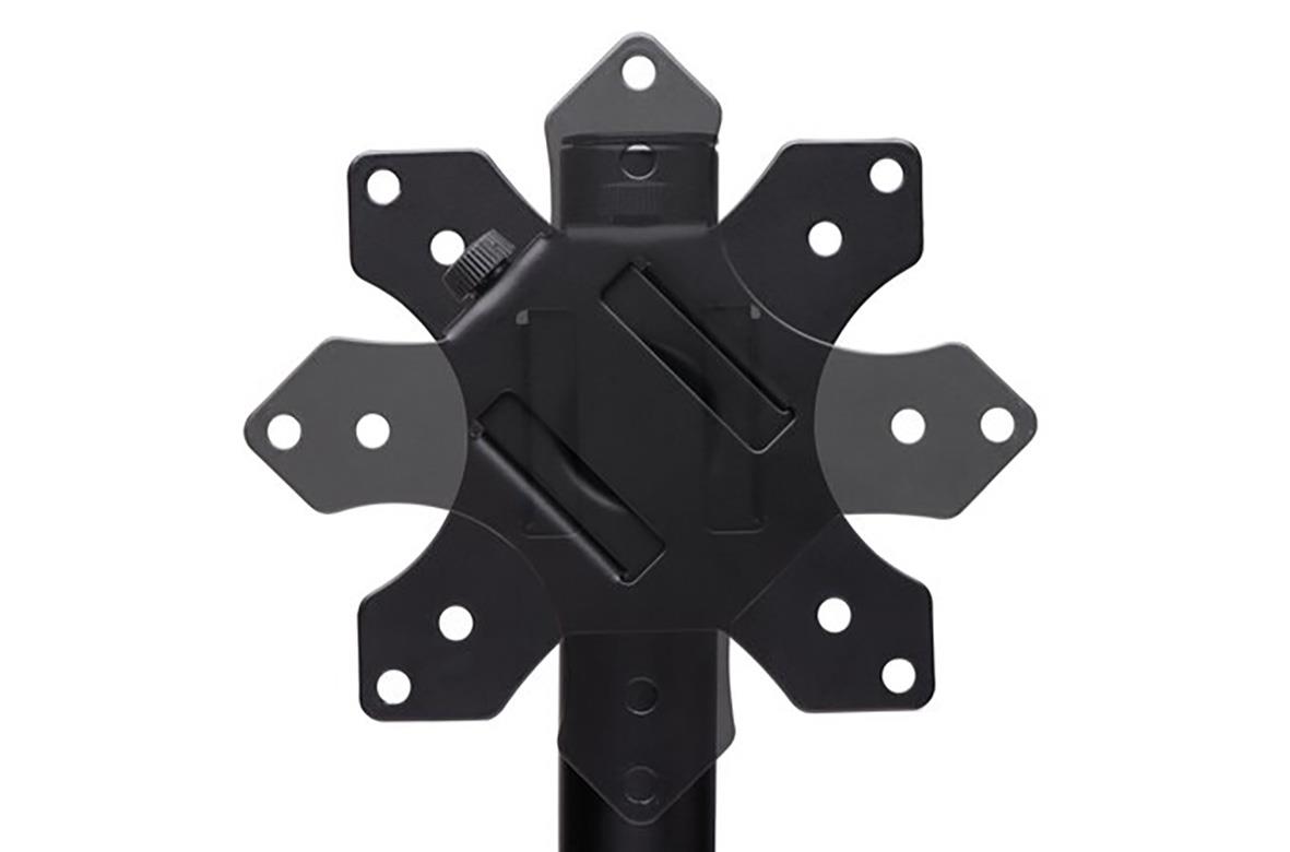 Enkel monitorarm för Kensington SmartFit Ergo, svart, med justerbara fästen