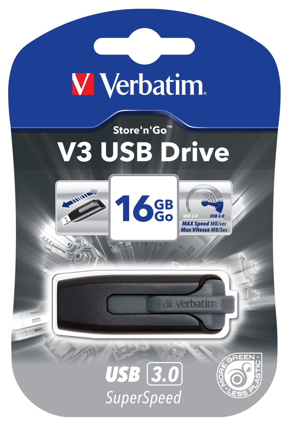 USB-Minne 3.0 Verbatim Store n Go V3 16GB 36110002_1