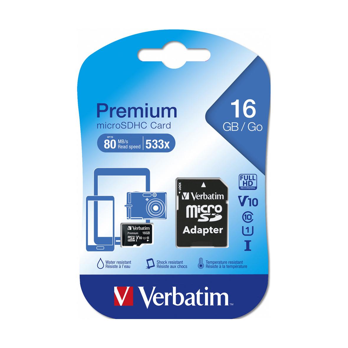 Minneskort Verbatim micro SDHC