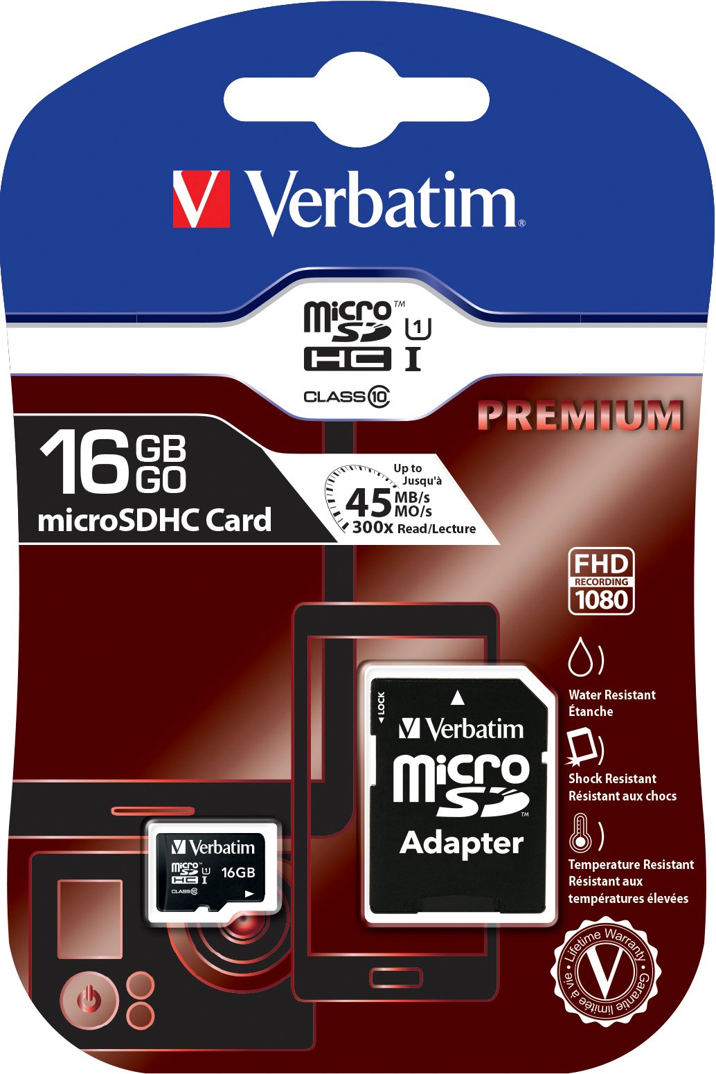 Minneskort Verbatim microSDHC 16gb 36120060_1