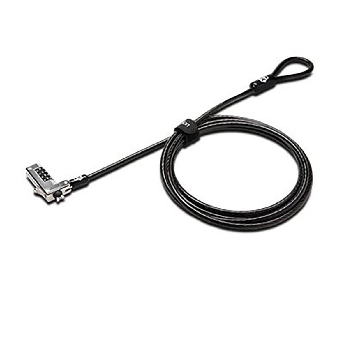 Kombinationslås Kensington NanoSaver Slim med svart kabel och lås