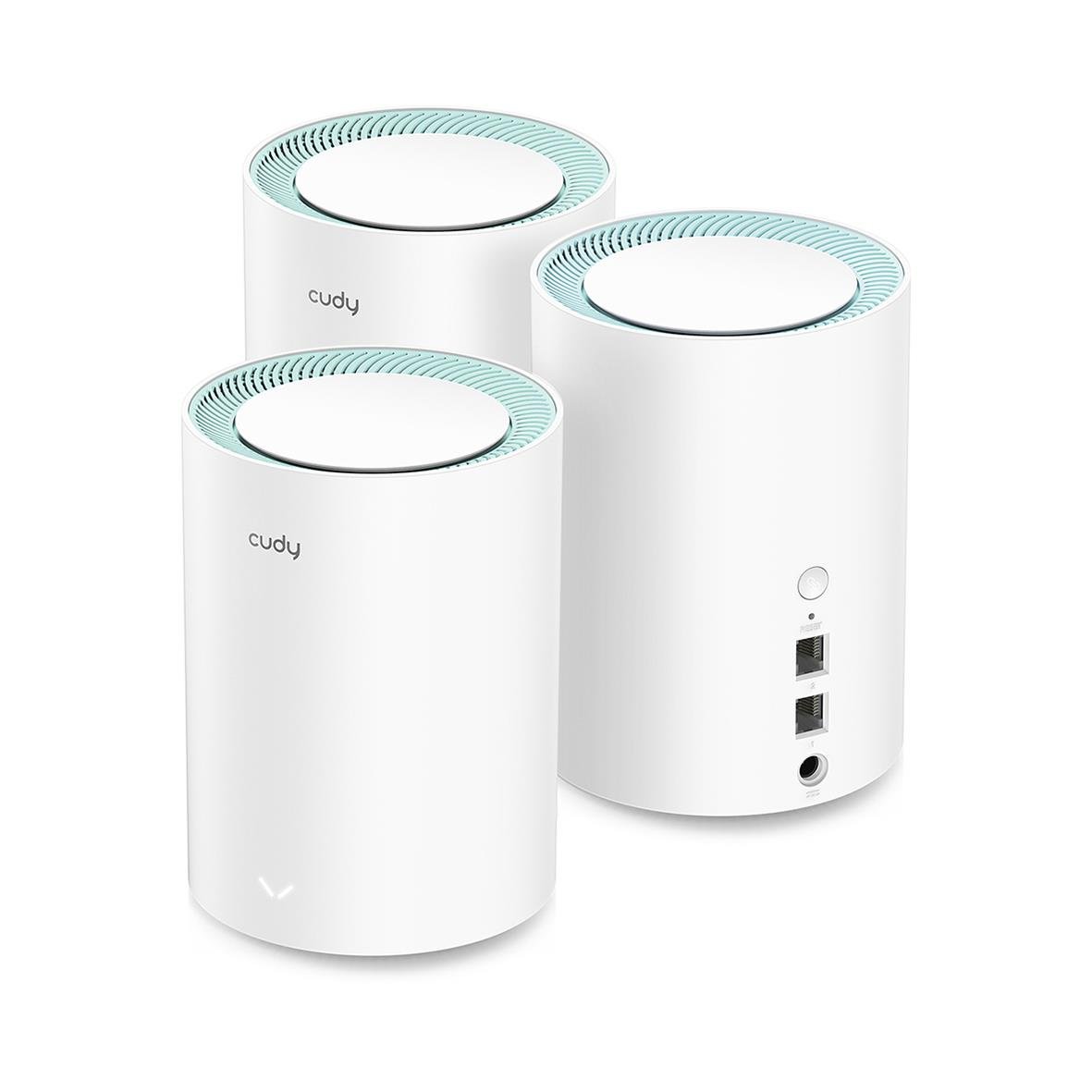 Mesh Solution Cudy M1300 AC1200 Gigabit mesh Wi-Fi system med tre enheter