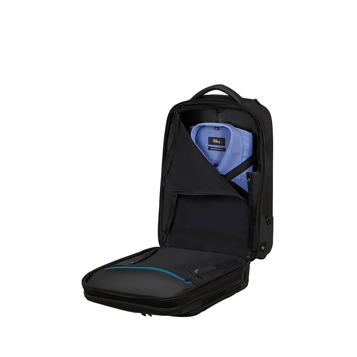 Svart Samsonite Mysight ryggsäck eller rollerbag med 17,3 tum laptopfack och organiseringsfack