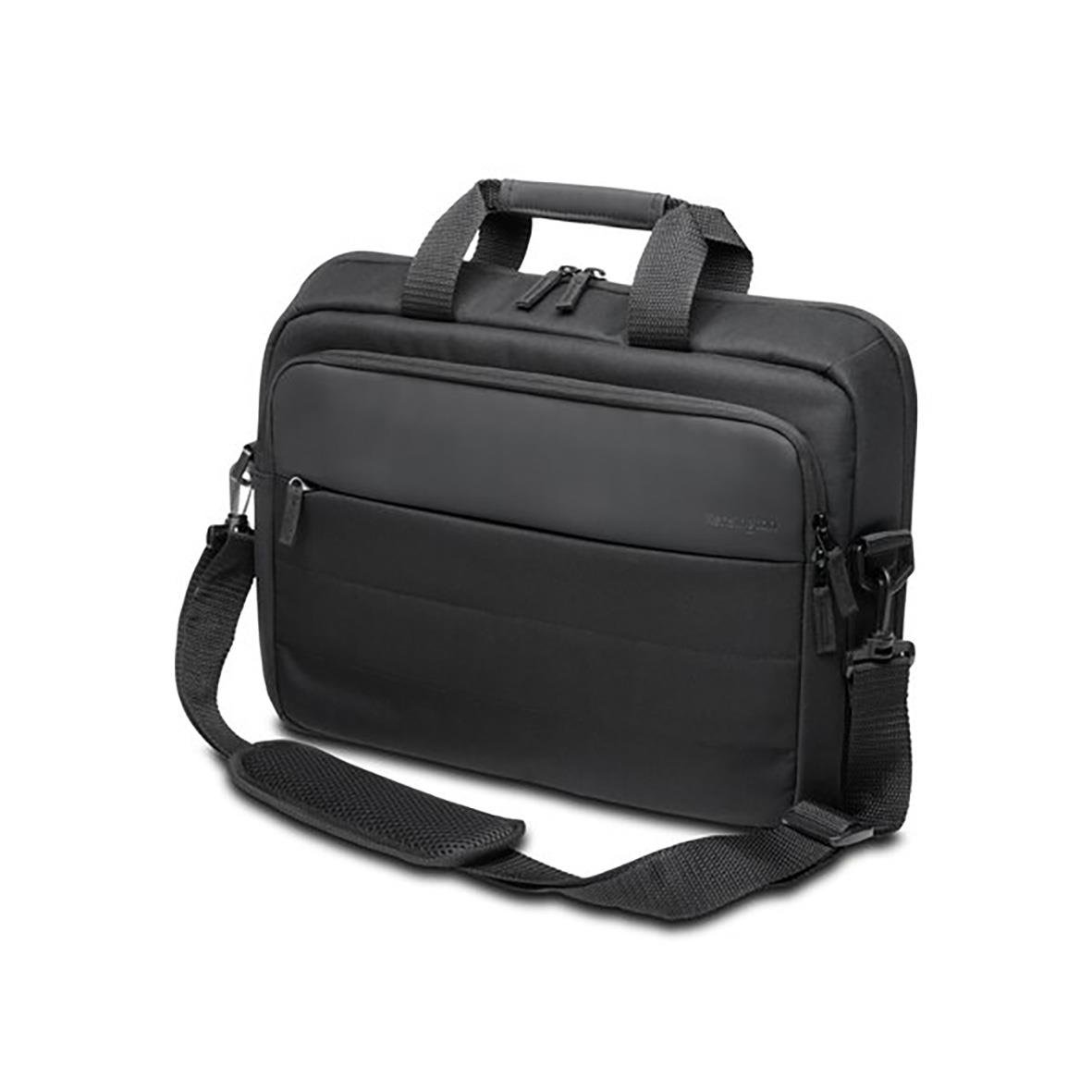 Svart datorväska Kensington EQ med rem för 16 tum