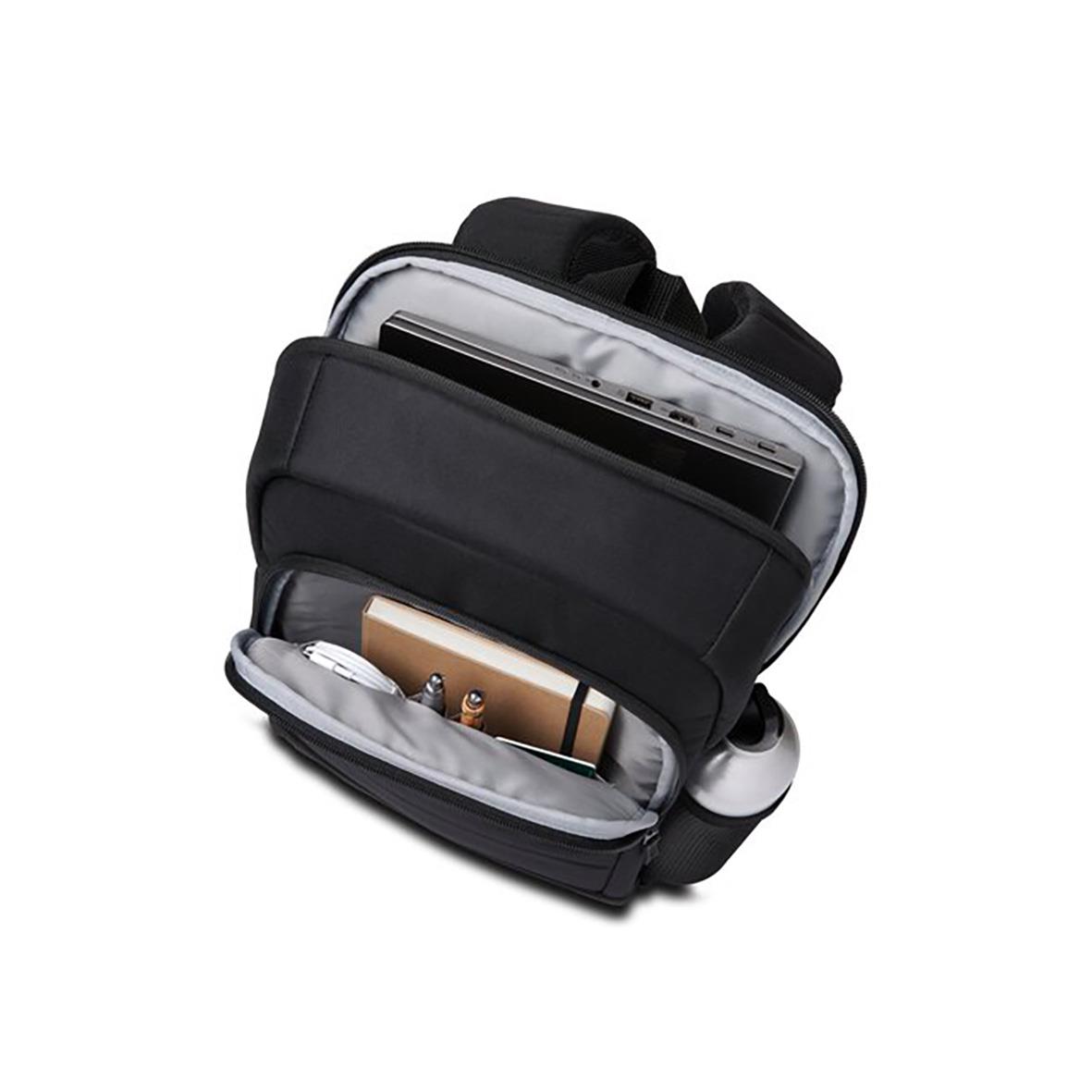 Svart Kensington EQ 14 tum ryggsäck med flera fack och plats för laptop