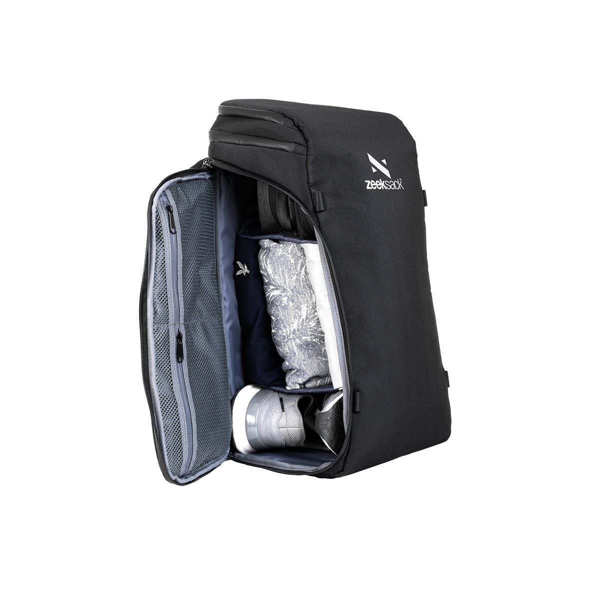 Ryggsäck Zeeksack The Organizer Svart 30L