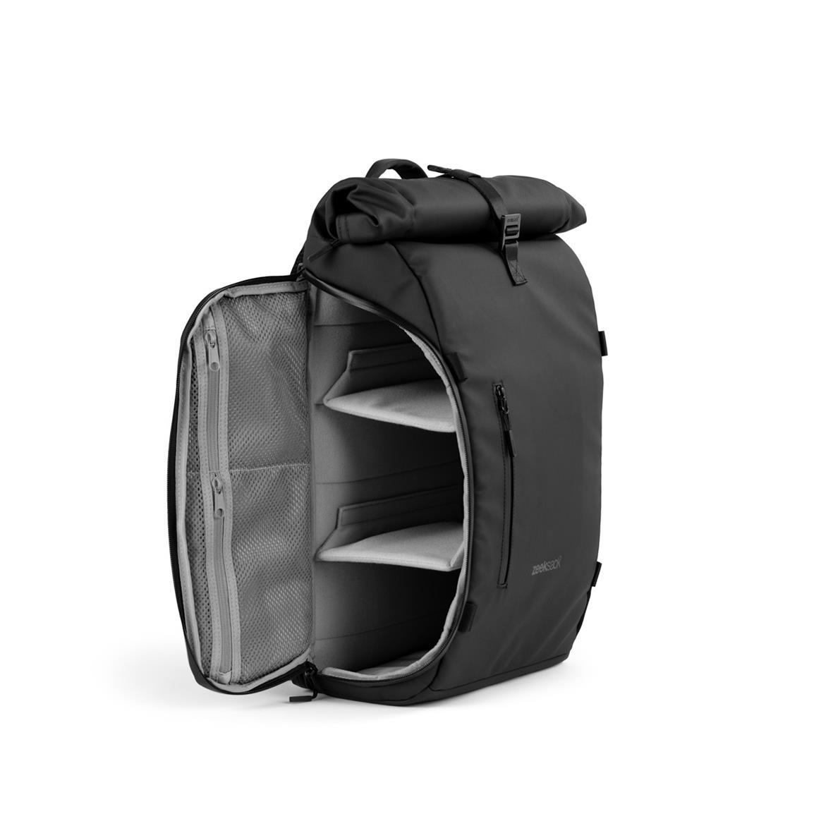 Ryggsäck Zeeksack The Rolltop Svart 21-26L