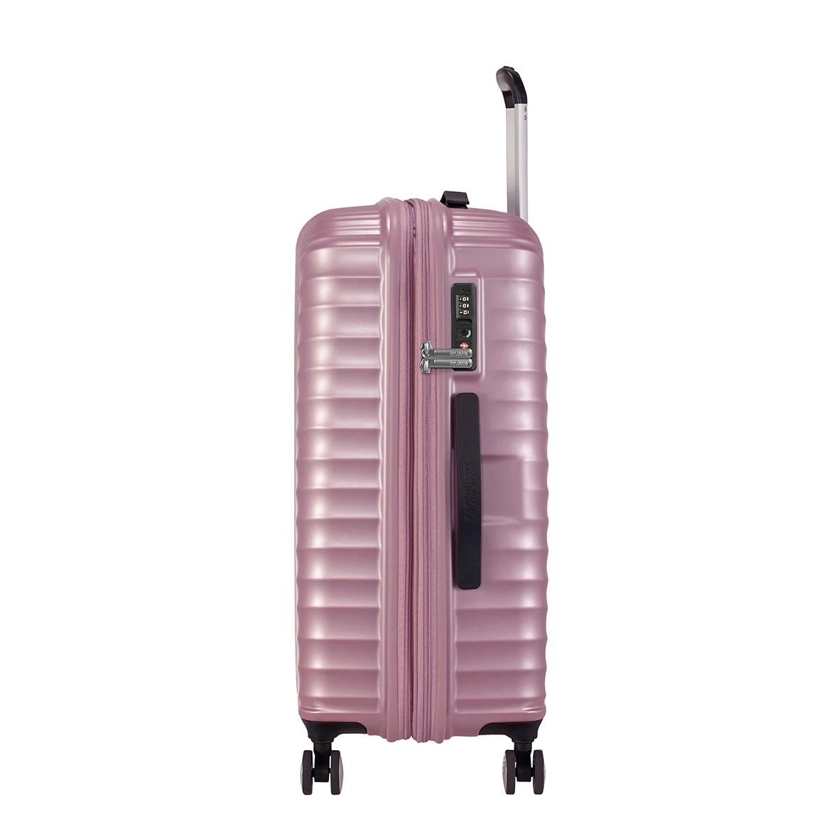 Rosa American Tourister Jetglam M resväska med hjul och utdragbar handtag